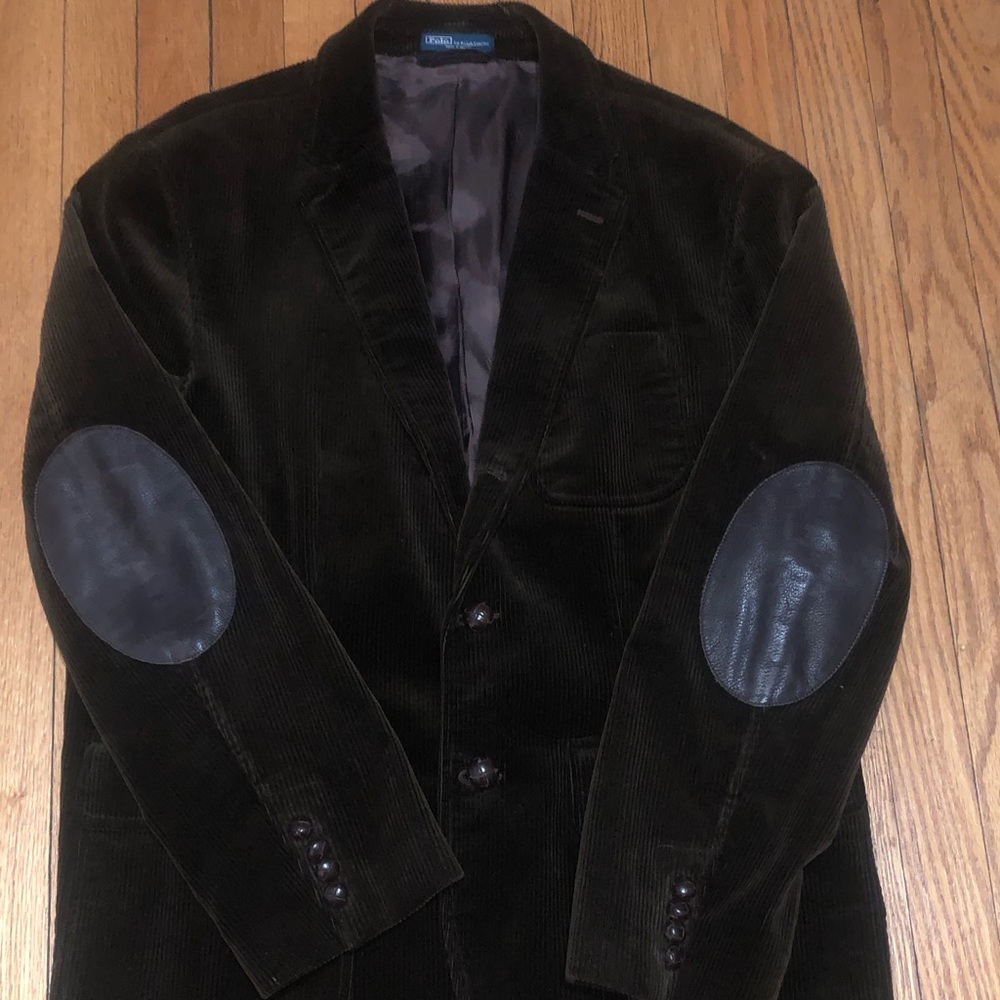 Ralph Lauren Polo chocolate brown corduroy blazer